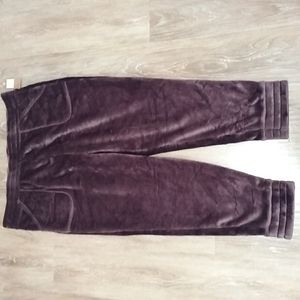 (XXL) NWT Denver Hayes Fuzzy Soft Plush Loungewear Comfy Cozy Daark Burgandy